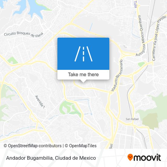Andador Bugambilia map
