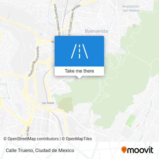 Calle Trueno map