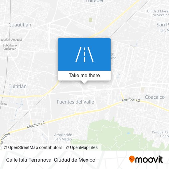 Calle Isla Terranova map