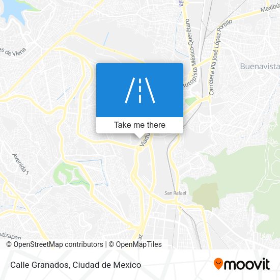 Calle Granados map
