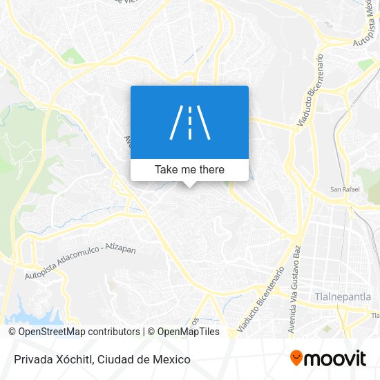 Privada Xóchitl map