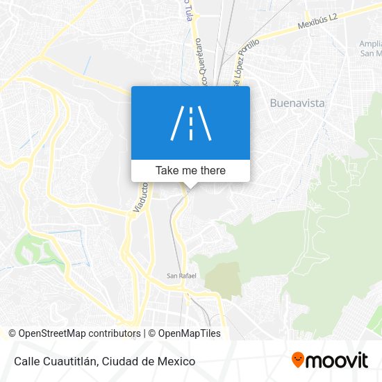 Calle Cuautitlán map