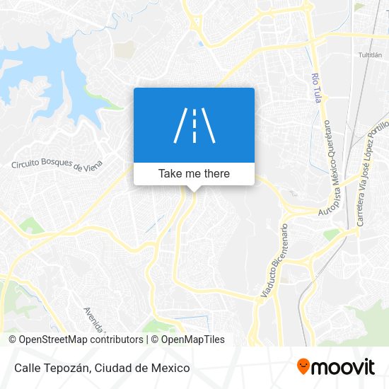 Calle Tepozán map
