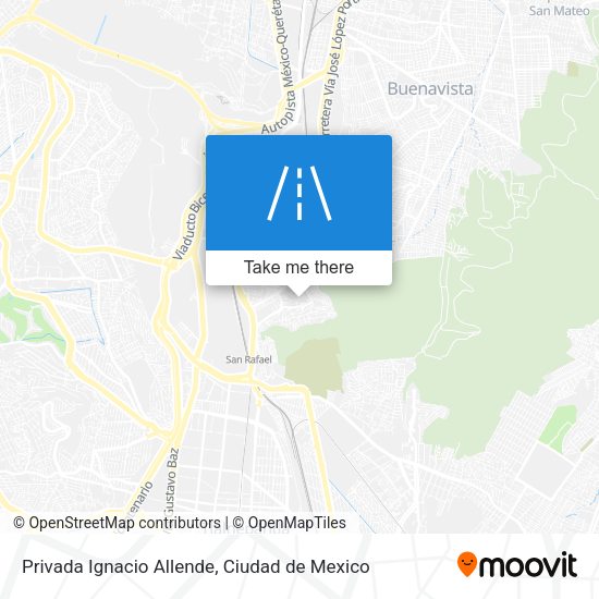 Privada Ignacio Allende map