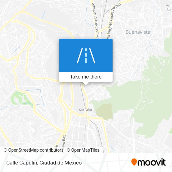 Calle Capulín map