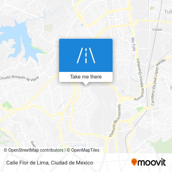 Mapa de Calle Flor de Lima