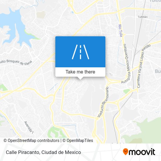 Calle Piracanto map