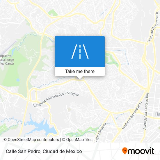 Calle San Pedro map