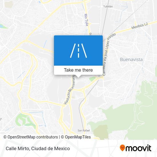 Calle Mirto map