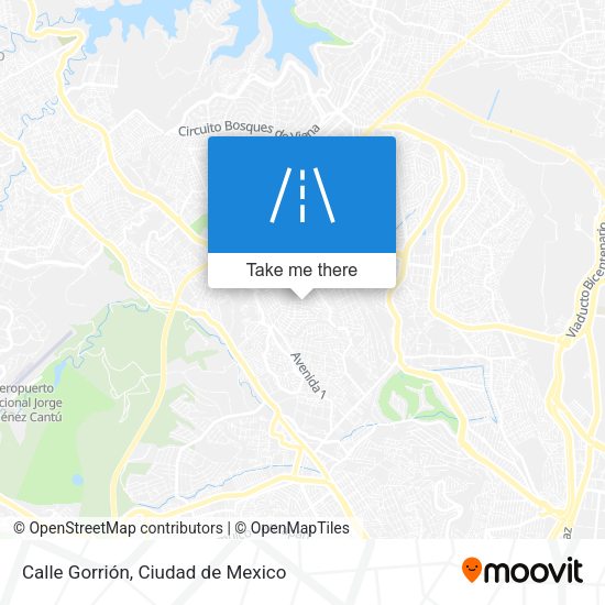Calle Gorrión map