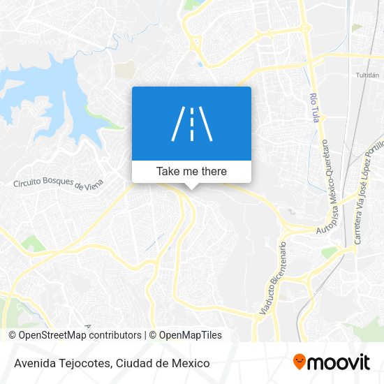 Mapa de Avenida Tejocotes