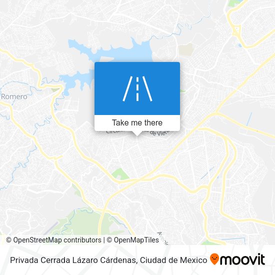 Mapa de Privada Cerrada Lázaro Cárdenas