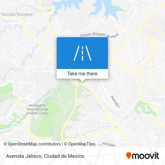 Avenida Jalisco map