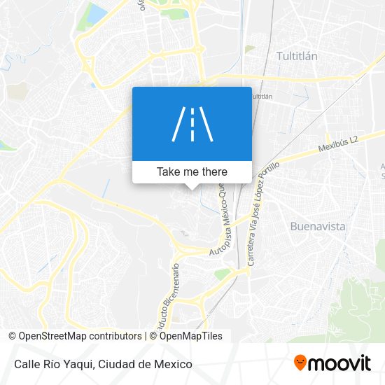 Mapa de Calle Río Yaqui
