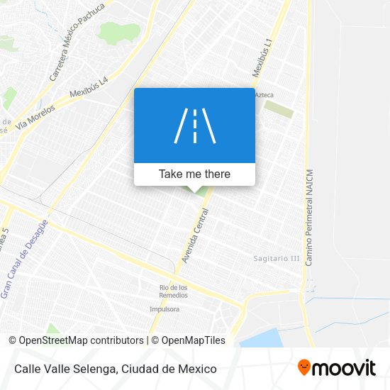 Mapa de Calle Valle Selenga