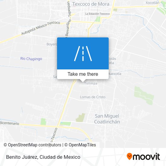 Mapa de Benito Juárez