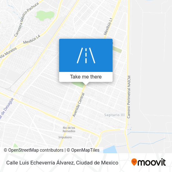 Mapa de Calle Luis Echeverría Álvarez