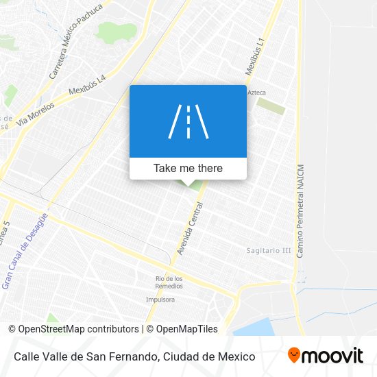 Calle Valle de San Fernando map