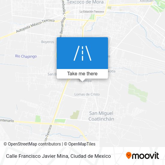 Mapa de Calle Francisco Javier Mina