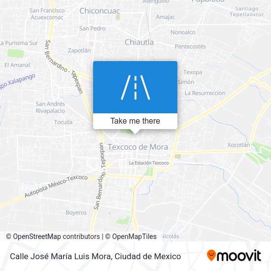 Calle José María Luis Mora map