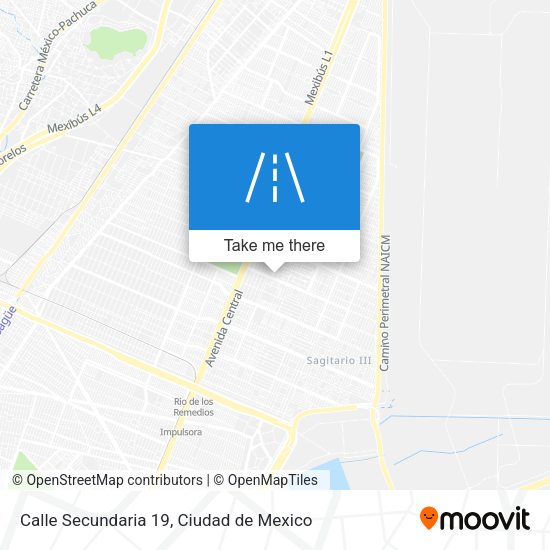 Calle Secundaria 19 map