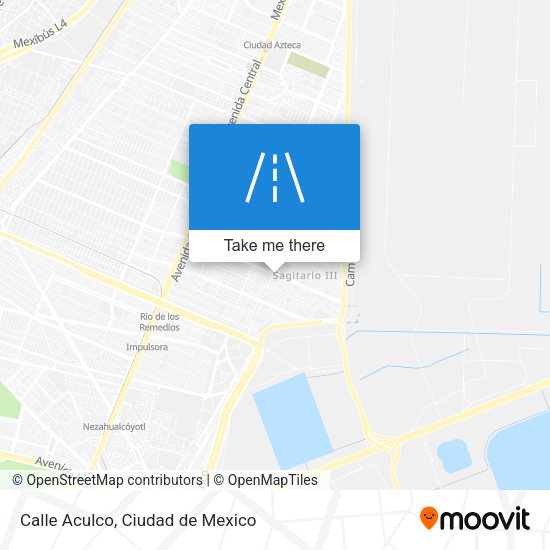 Mapa de Calle Aculco
