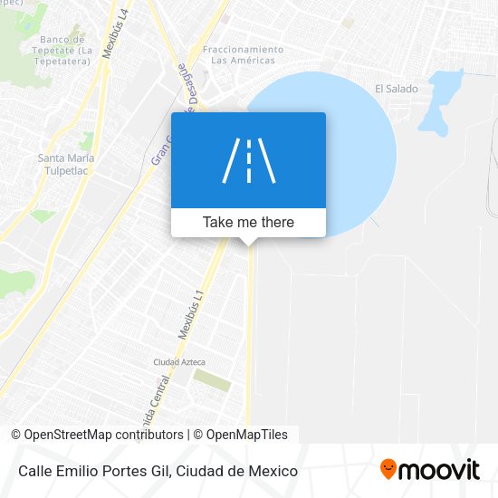 Calle Emilio Portes Gil map