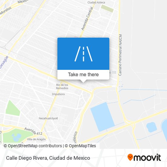 Mapa de Calle Diego Rivera