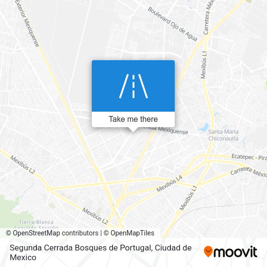 Mapa de Segunda Cerrada Bosques de Portugal