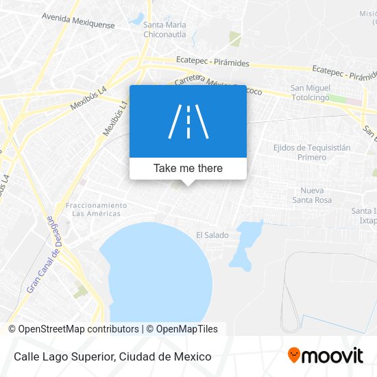 Calle Lago Superior map