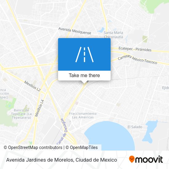 Avenida Jardines de Morelos map