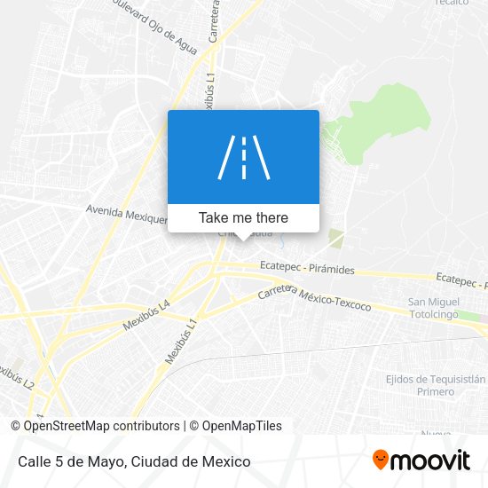 Calle 5 de Mayo map