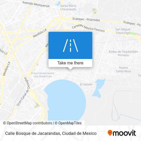 Calle Bosque de Jacarandas map