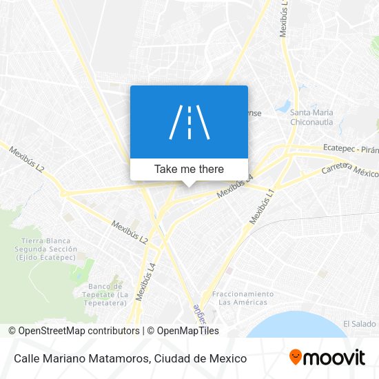 Calle Mariano Matamoros map
