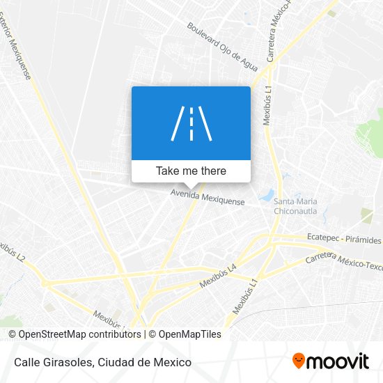 Mapa de Calle Girasoles