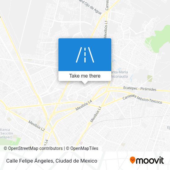 Calle Felipe Ángeles map