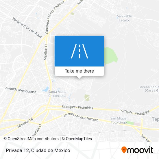 Mapa de Privada 12
