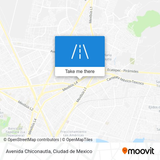 Avenida Chiconautla map