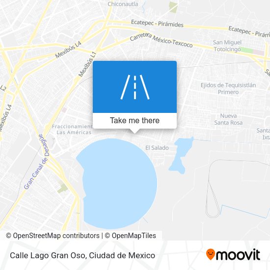 Calle Lago Gran Oso map