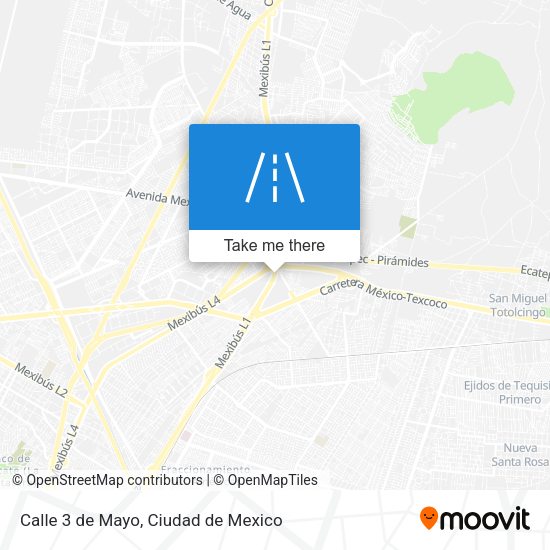 Calle 3 de Mayo map