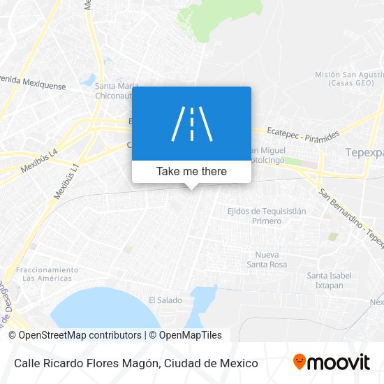 Calle Ricardo Flores Magón map