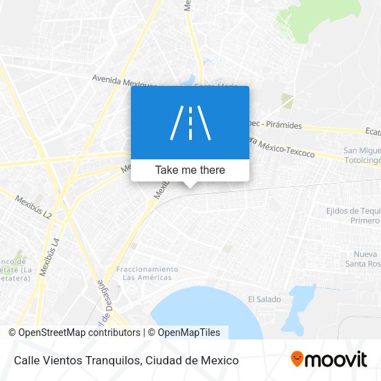 Calle Vientos Tranquilos map