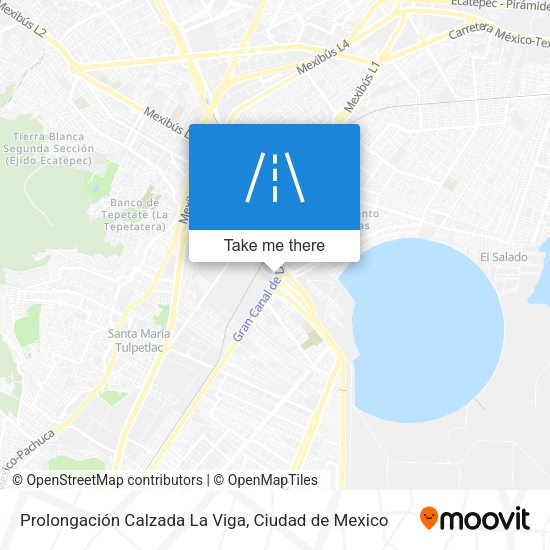 Prolongación Calzada La Viga map
