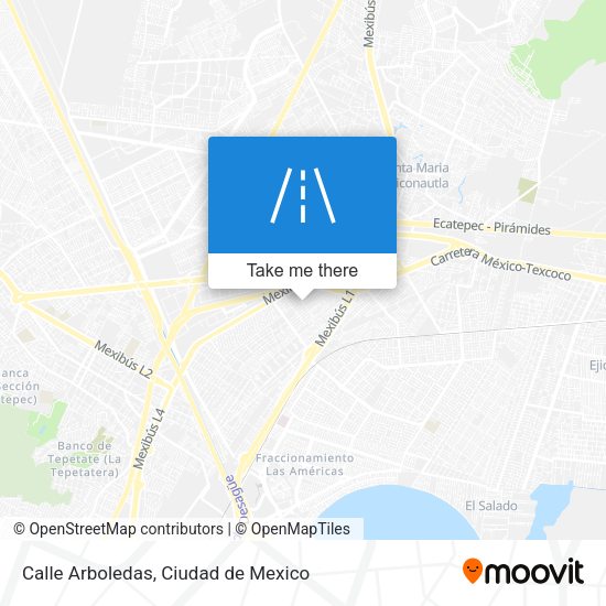 Calle Arboledas map