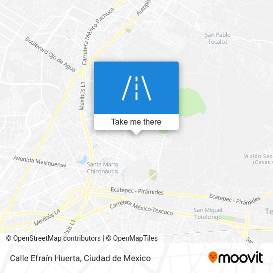 Mapa de Calle Efraín Huerta