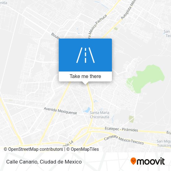 Calle Canario map