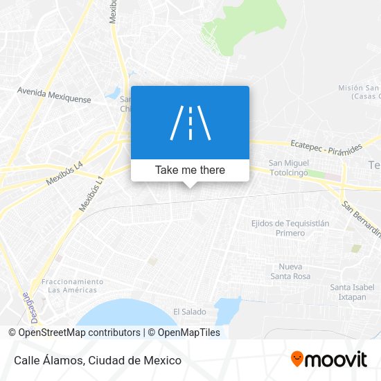 Calle Álamos map