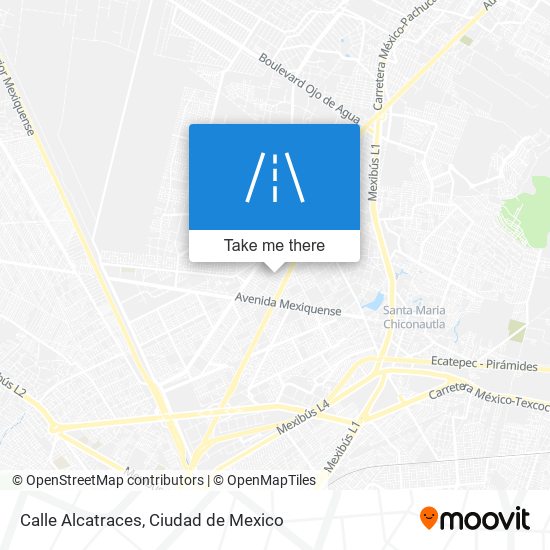 Calle Alcatraces map