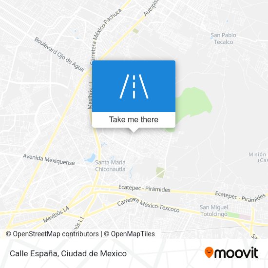Calle España map