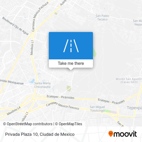 Privada Plaza 10 map